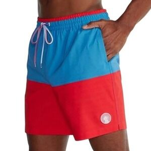 Chubbies Mens Size Medium The Liberties 7" Magic Classic Swim Trunk Red Blue NWT
